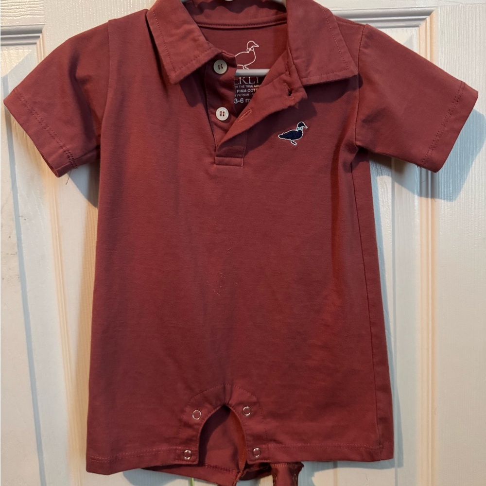 NWOT Properly Tied Polo Romper